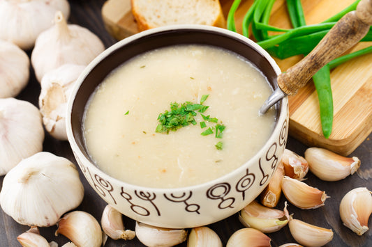 Auspicious 88 Clove Garlic and Ginger Soup