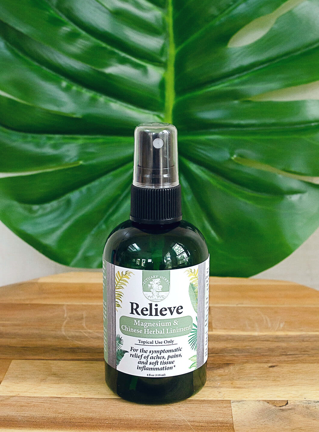 Relieve: Topical Magnesium and Chinese Herbal Liniment Spray